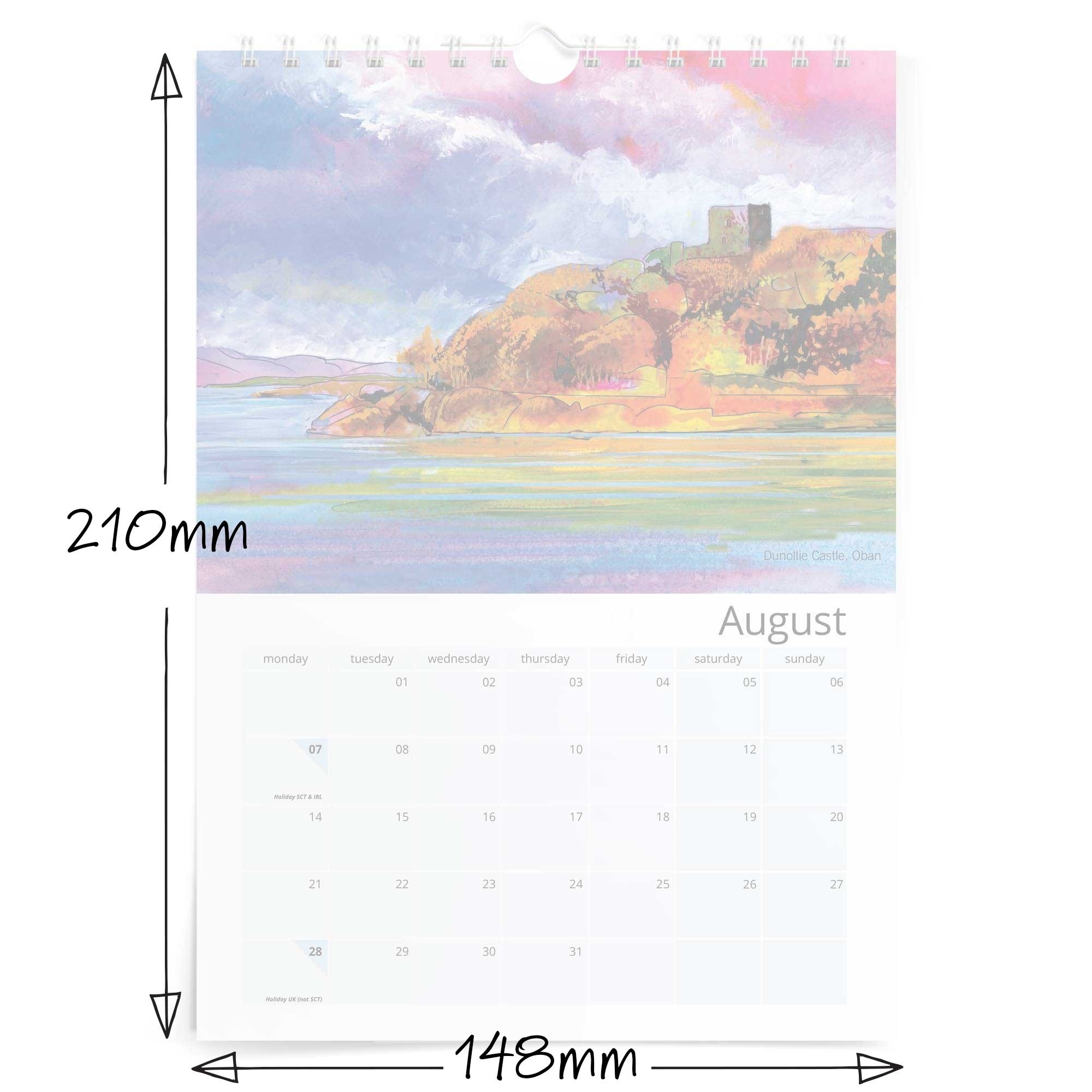 A5 Wall Calendars Printing Wire Bound Calendars StressFreePrint