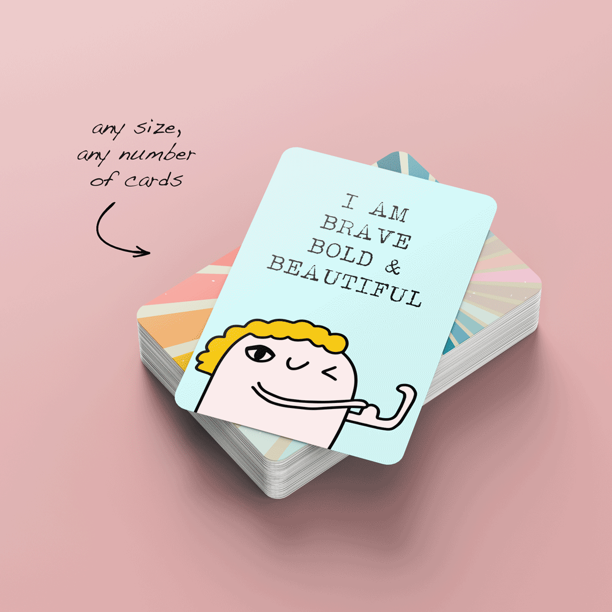 Custom Printed Affirmation Cards Affirmation Decks